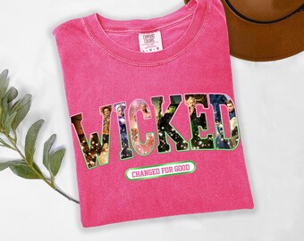 Wicked Tshirt, Changed for Good Shirt, Wicked Fan Gift, Wicked Movie Shirt, Comfort Colors Tshirt, Wicked Defy Gravity Shirt, Cool Tshirt