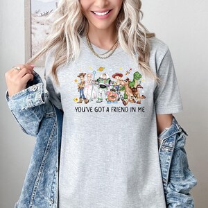 Toy Story Kids Birthday Shirt, Woody Buzz Jessie Bo Peep Gift Tee, Disney Trip Family Shirt, Birthday Present Tshirt, Disney Tee image 4