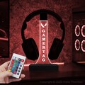 Valorant Personalized Headphone Stand With RGB LED, Valorant Gamertag Headset Holder,Gamer Room Decor,Gaming Accessories,Birthday Gift him product logo