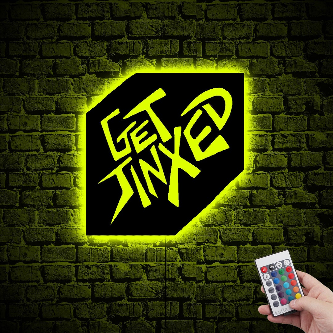 League of Legends Jinx Neon Led Signarcane Jinx Fan Etsy