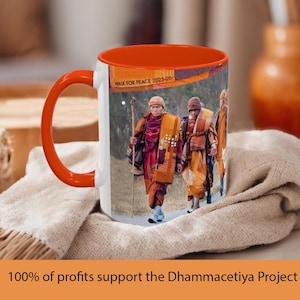 Walk for Peace Mug | Colorful 11 and 15oz, ORCA Coated