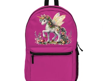 Unicorn Backpack, Kids Backpack, School Bag, Pink Backpack, Magical Backpack, Unicorn Lover Gift