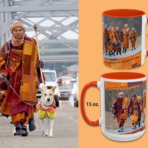 Walk for Peace Mug | Colorful 11 and 15oz, ORCA Coated image 3
