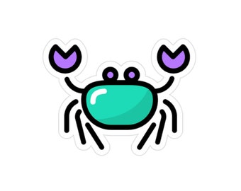 Crabby Indoor/Outdoor Sticker