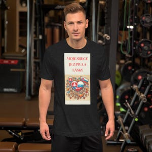 Unisex t-shirt, Slovak by Heart, Czech-Slovak