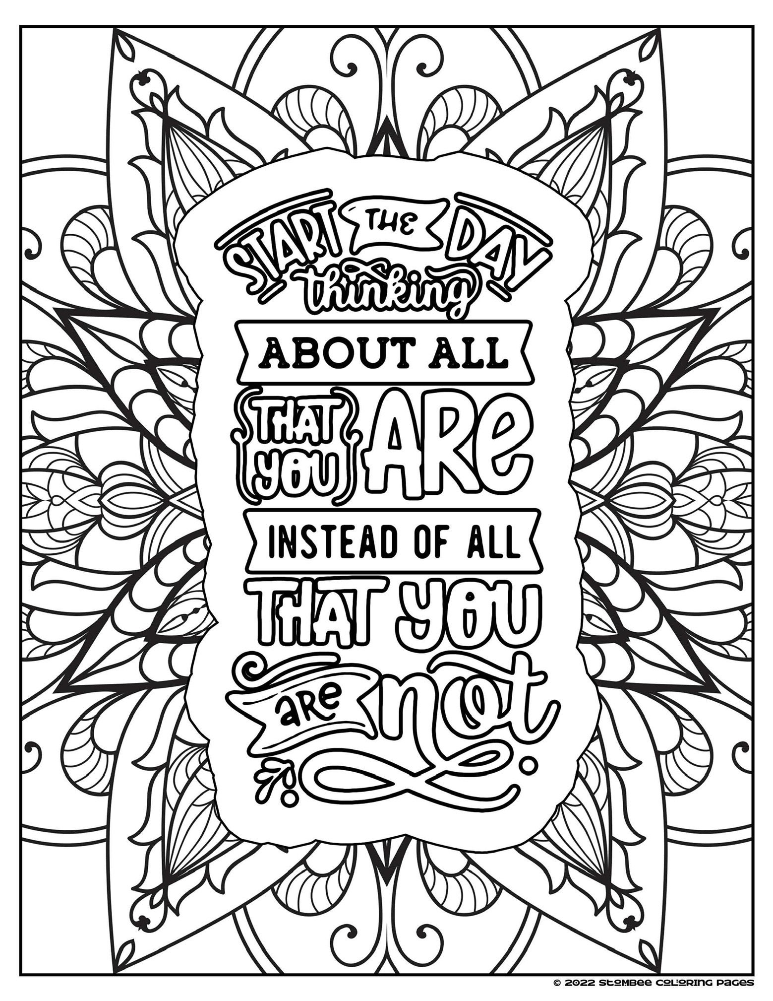 Coloring Pages Just for You Etsy Canada