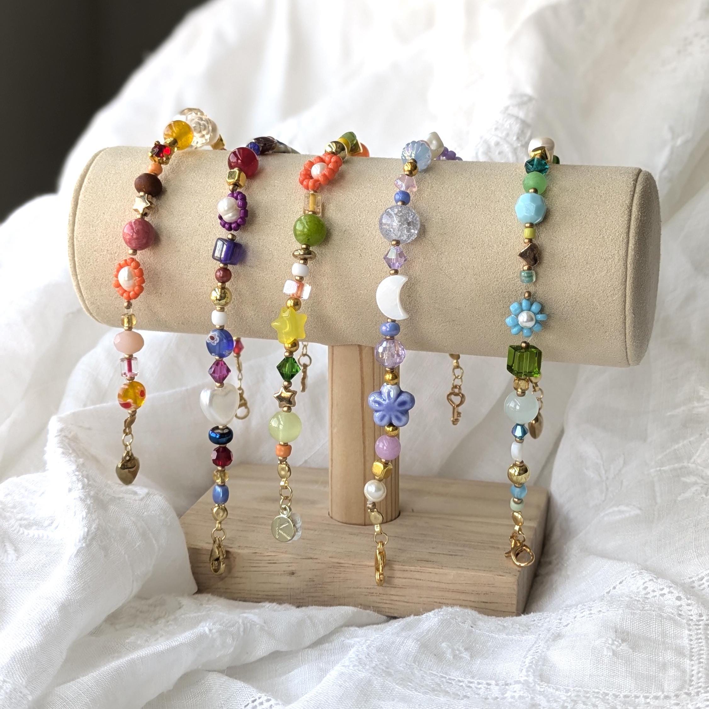 Whimsical Handmade Beaded Bracelets | Colorful, Unique, and One-of-a-Kind Accessories