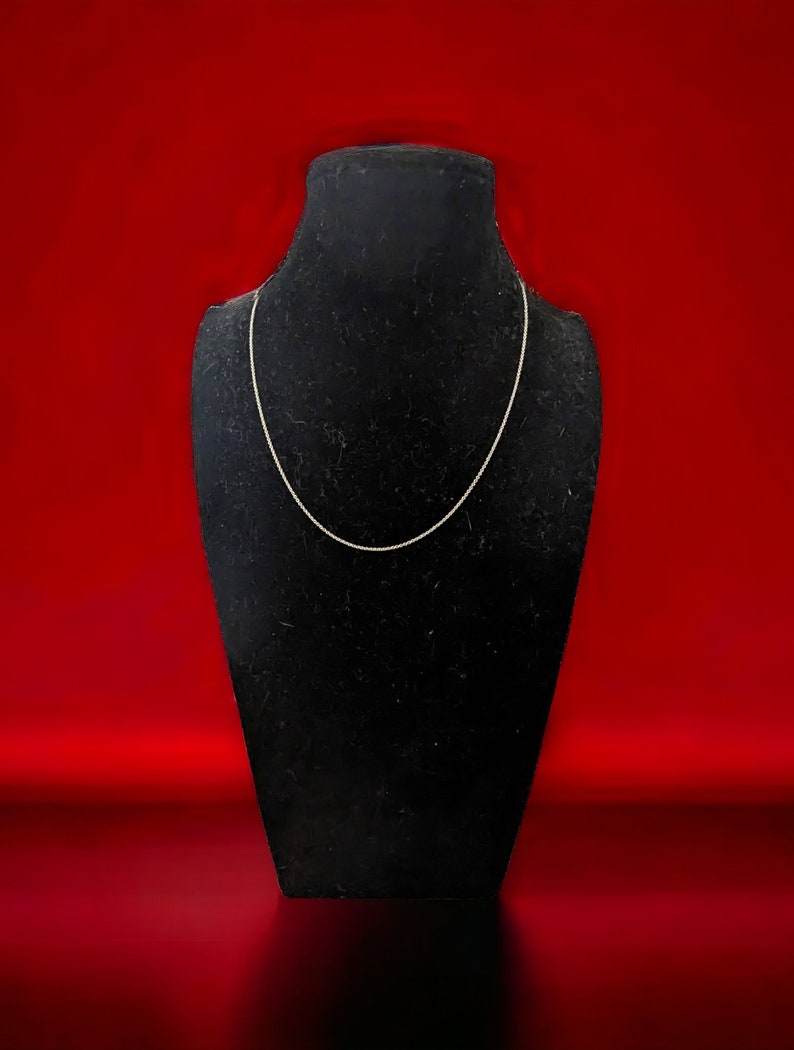 18 Vintage JCM Italy 925 Sterling Silver Chain Necklace Etsy