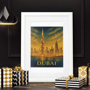 Dubai | Printable Skyline Wall Art