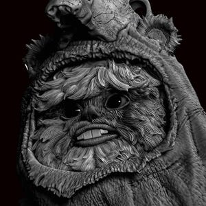 Ewok | Star Wars | Resin Model |Fan Art