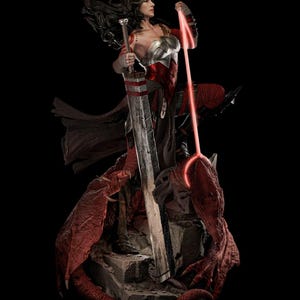 Wonder Woman|DC Comics|Sculpture|3D Model