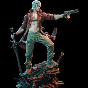 Dante/Devil May Cry/Game/Sculpture/3D Resin Model/Collectible Figure