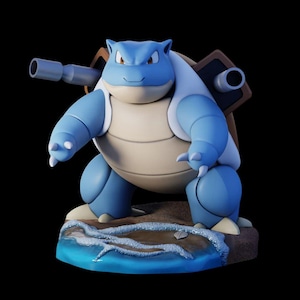 Blastoise|Pokemon|Resin Figure|Fan Art | cca 25-30 cm