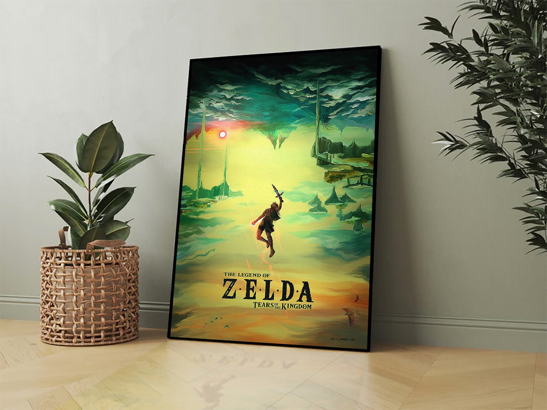 ZELDA LINK BOTW 24X36 POSTER FANTASY ACTION VIDEO GAME NINTENDO ADVENTURE  GIFT!!