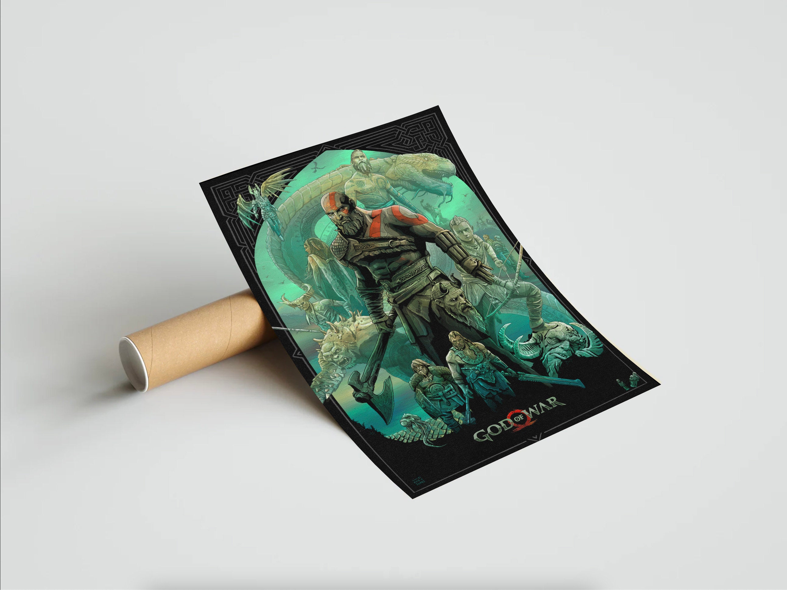 God of War Art Print Sold by Original Artist - Etsy