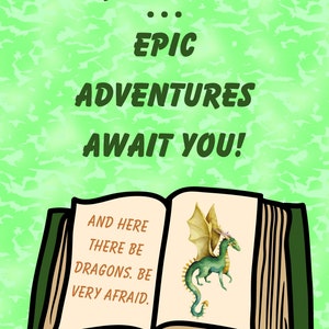 Reading Poster, &quot;Books can take you anywhere&quot;