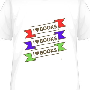 I Heart Books, T-Shirt