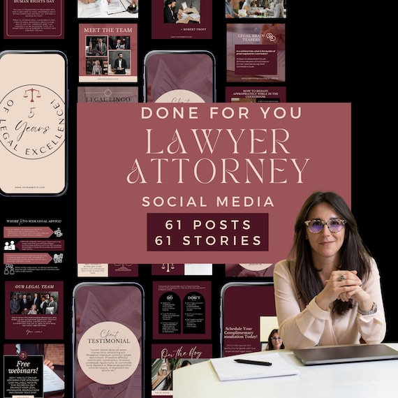 Law Firms On Instagram, Law Firm Instagram Template, Law Firm Social Media, Law Firm Instagram, Instagram For Law Firms, Law Firm Marketing