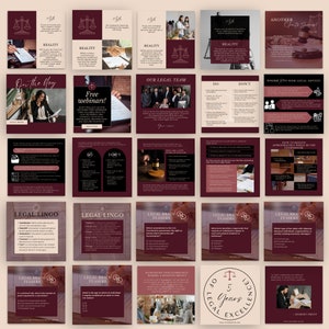 Law Firm Templates, Law Firm Template, Law Office Templates, Attorney Instagram Posts, Instagram Templates Attorney, Attorney Social Media, Instagram Template For Attorneys, Attorney Template