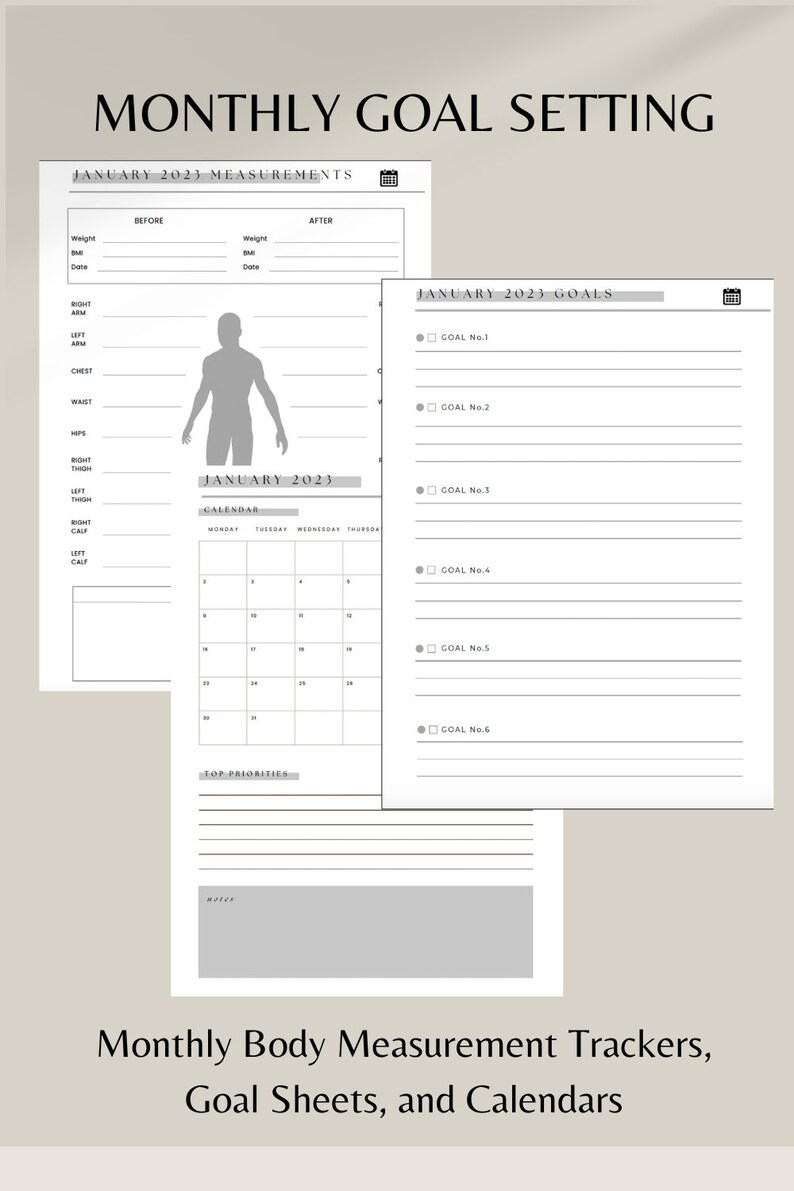 Remarkable 2 Template UPDATED 2024 Fitness Notebook Workout Planner