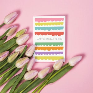 Greeting Cards Birthday Cake Greeting Card Minimalists Cards Birthday Printable Greeting Card Download