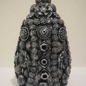 Art antique de bouteille en argent