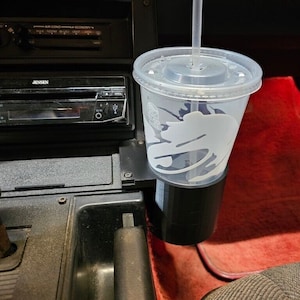 82-92 Third Gen Camaro Large Cup Holder - Easy Install, Durable, Perfect for Fast Food Drinks