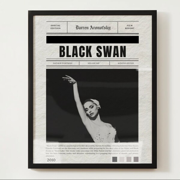 Black Swan Poster - Etsy