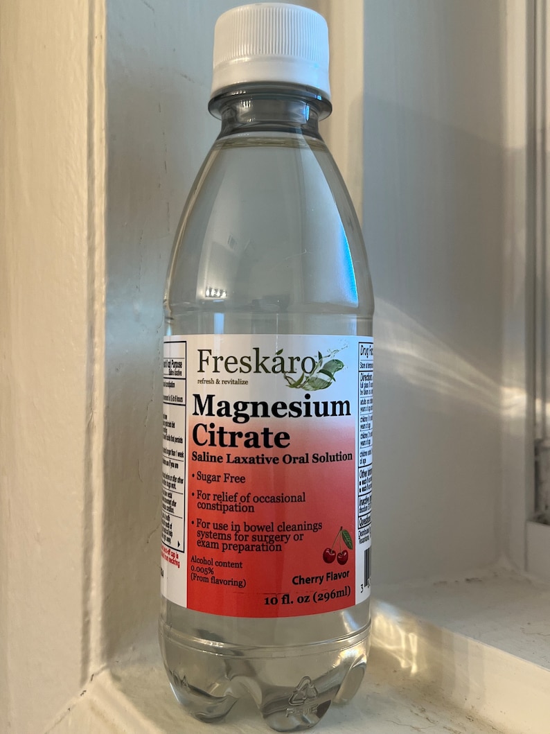 Magnesium Citrate Liquid Laxative Oral Solution 10oz Exp 12/2024 or