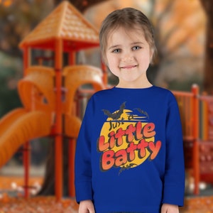 Just a Little Batty Toddler Long Sleeve Tee