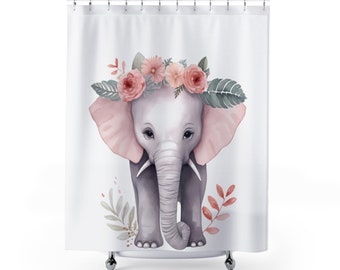 Blossom Bedecked Behemoth Shower Curtain