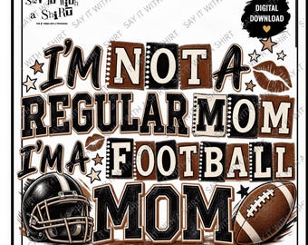 Football Mom PNG, Football Mama PNG, Sports Mom Shirt Design, Game Day Football Digital Download