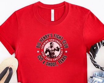Boxing Club Shirt, Vintage Texas Town Shirt, Texas T-shirt, Boxing Tee, Vintage Retro Shirt, Cut and Shoot, Texas Shirt, Mens, Women Tshirt