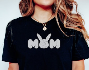 Rabbit Mom Shirt, Bunny Mama Shirt, Cute Rabbit Owner T-shirt, Rabbit Mom Tshirt, Pet Owner Gift Tee, Bunny Mom, Bunny Lover Shirt