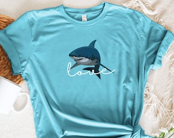 Shark Love Shirt, Shark Shirt, Shark Week, Shark T-shirt, Shark Lover Gift, Cute Shark T Shirt, Shark Tee, Shark Tshirt