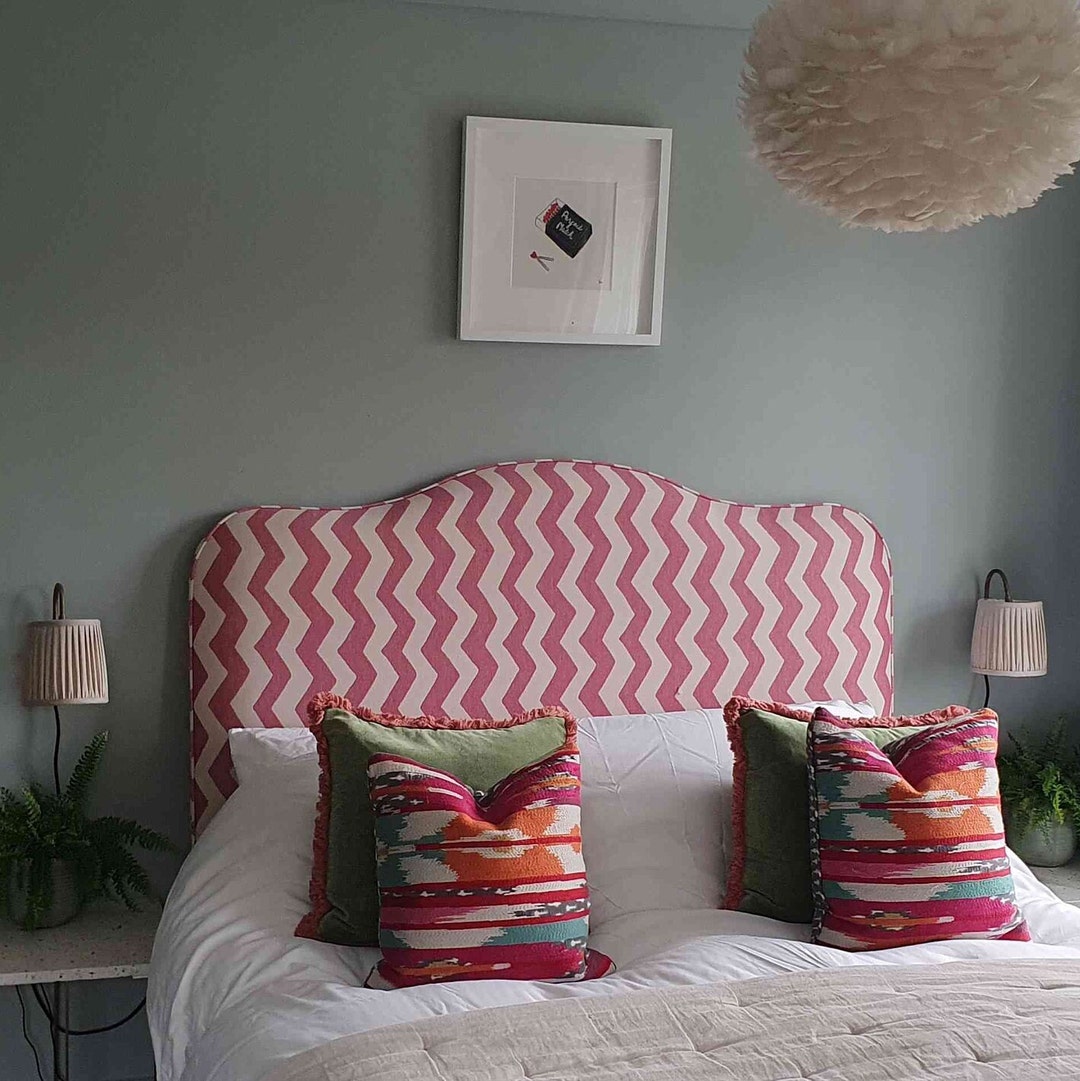 Bespoke Super King Upholstered Headboard Any Fabric Etsy UK