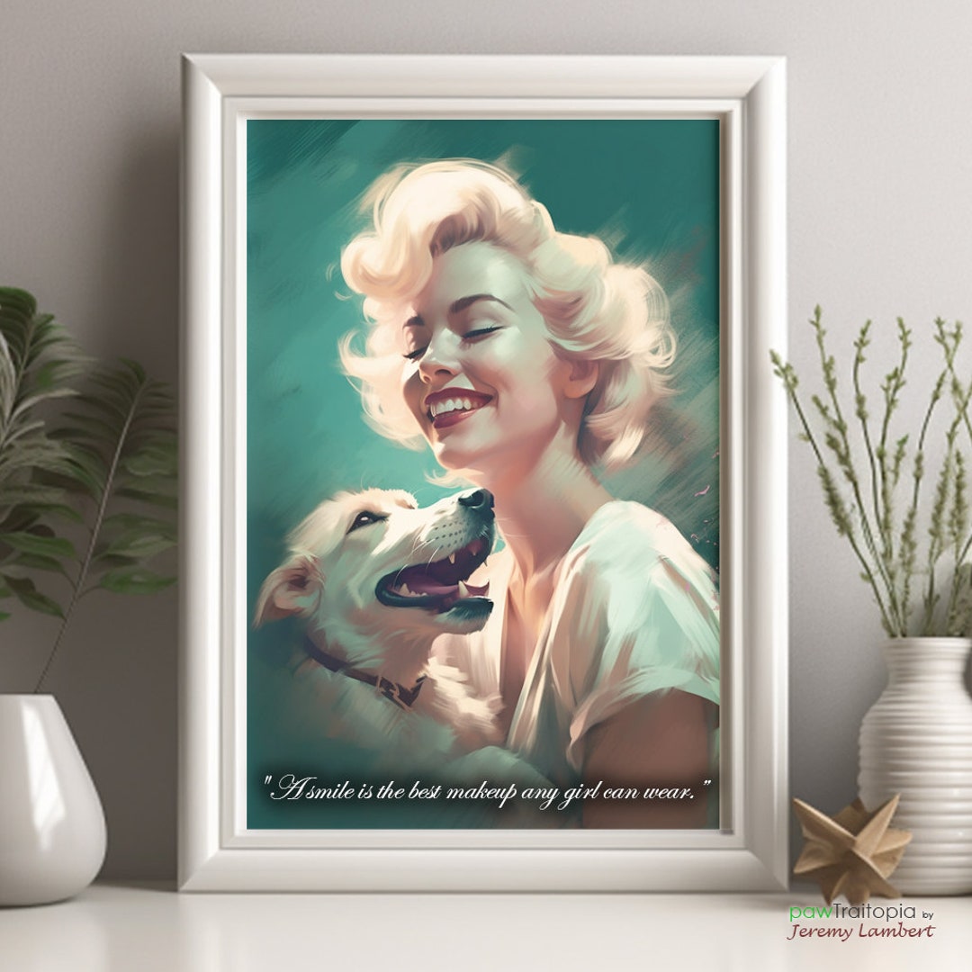 Marilyn Monroe Wall Decor: Timeless Wall Decor, Iconic Portrait, 'A ...