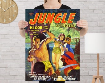 Jungle Stories Summer 1943 Poster