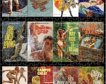 Go Go Sadisto - Ember Library Collage Puzzle