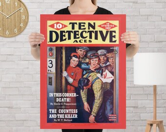 Ten Detective Aces April 1943 Poster