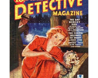Dime Detective Magazine February 1944 - 252 Or 510 Piece Puzzles
