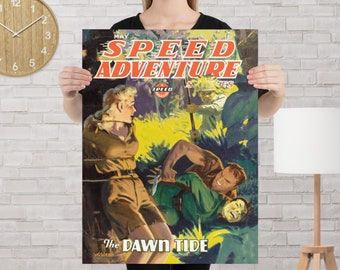 Speed Adventure Stories May 1944 Poster