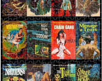 Our Man From Sadisto - Ember Library Puzzle Collage