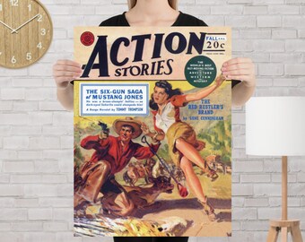 Action Stories Fall 1949 Poster
