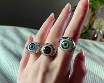 Glass eye jewelry clearance