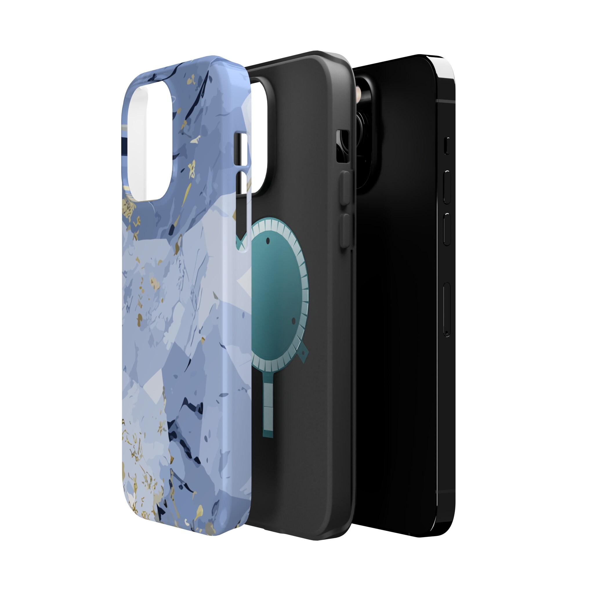 Blue Marble Magsafe iPhone Case Wireless Charging iPhone Case Etsy