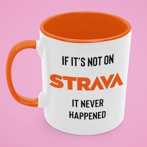 Strava Coffee Mug: Runner Cyclist Gift