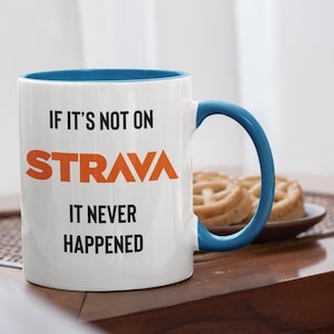 Strava Becher, Strava-Kaffeebecher, Läuferbecher Geschenk, Radfahrer Geschenk Geschenk, Strava-Laufgeschenk, Fahrradbecher, Radsportgeschenke, Strava-Geschenk