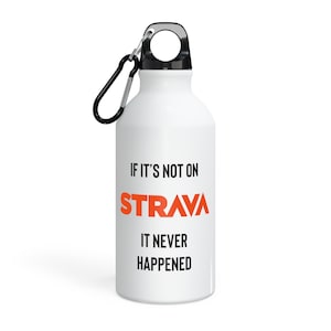 Botella deportiva Strava Oregon, botella de regalo para corredores, regalo para ciclistas, regalo para corredores de Strava, botella para bicicletas, regalos para ciclistas, regalo de Strava