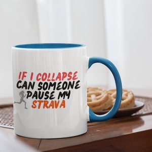 Strava Becher, Strava-Kaffeebecher, Läuferbecher Geschenk, Radfahrer Geschenk Geschenk, Strava-Laufgeschenk, Fahrradbecher, Radsportgeschenke, Strava-Geschenk